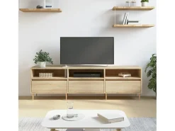 Galax Mueble de TV madera contrachapada roble Sonoma 150x30x44,5 cm
