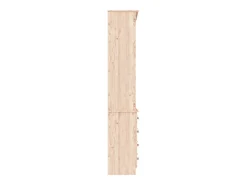 Garden Furniture - Librería con cajones ALTA madera maciza de pino 77x35x186,5 cm