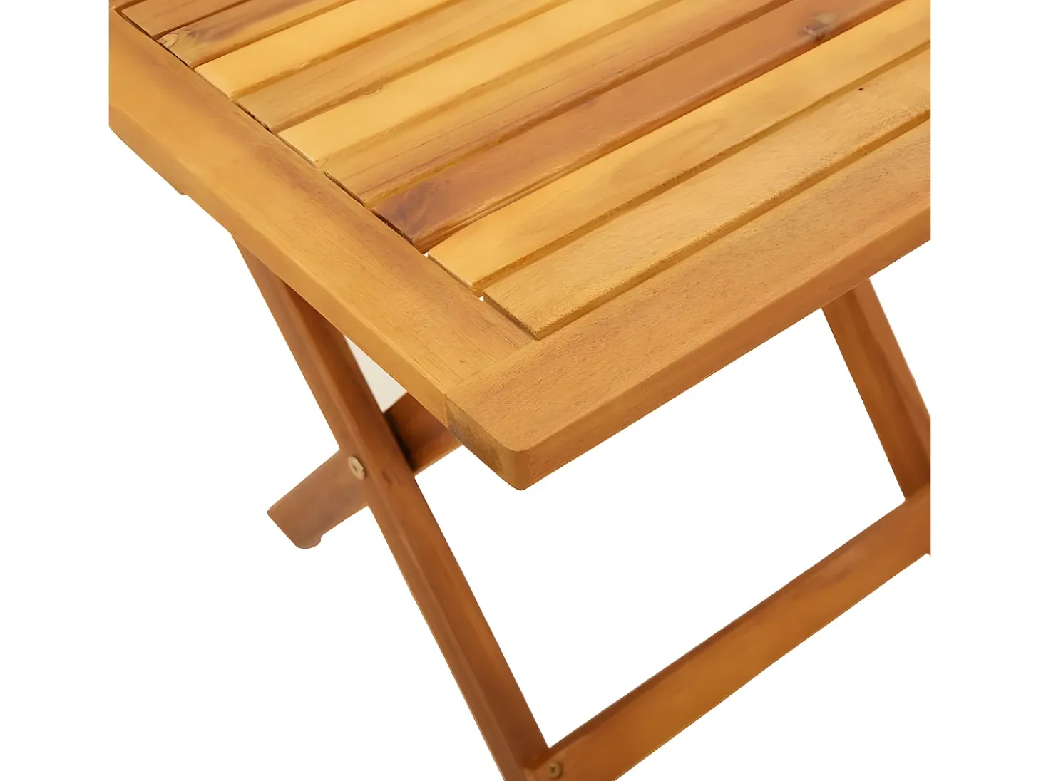 Garden Furniture - Mesa auxiliar de jardín madera maciza de acacia 40x40x40 cm