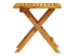 Garden Furniture - Mesa auxiliar de jardín madera maciza de acacia 40x40x40 cm