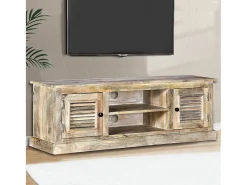 Garden Furniture - Mueble para TV de madera maciza de mango