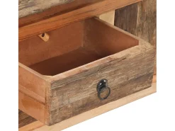 Garden Furniture - Mueble para TV madera de acacia y madera reciclada 120x30x40 cm