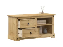 Garden Furniture - Mueble de TV Corona madera maciza de pino 100x40x52 cm