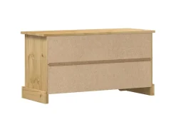 Garden Furniture - Mueble de TV Corona madera maciza de pino 100x40x52 cm