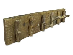 Garden Furniture - Perchero madera reciclada mixta 60x15 cm