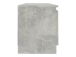 Gene Scott Mueble para TV de aglomerado gris hormigón 120x30x35,5 cm