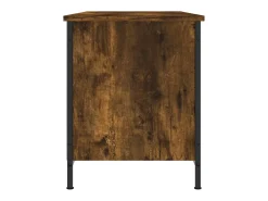 Giuliano Mueble para TV madera contrachapada roble ahumado 100x40x50 cm
