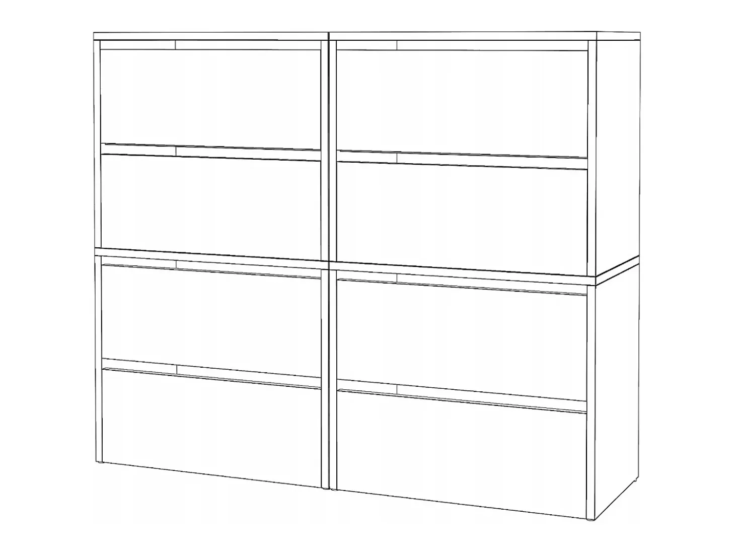 Gran Mueble Zapatero 120x36x100 cm Blanco + Roble Sonoma 20 pares – Estantería Alta de Almacenamiento para la Entrada