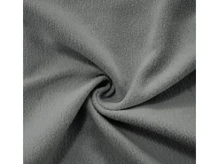 Gran sofá gris - 3 plazas - con 5 cojines - estructura madera maciza - Felpa - 313x77x81cm