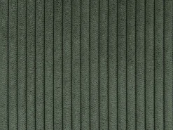 Gran sofá rinconera panorámico de pana verde SPERONE de Pascal Morabito