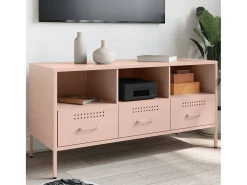 Gryln Mueble para TV acero rosa 100,5x39x50,5 cm