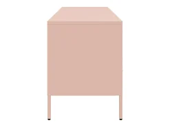 Gryln Mueble para TV acero rosa 100,5x39x50,5 cm