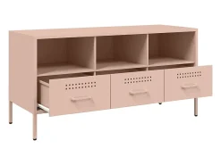 Gryln Mueble para TV acero rosa 100,5x39x50,5 cm