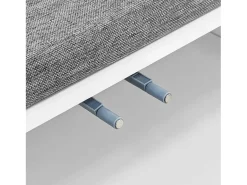 Guardarropa con perchero y banco zapatero - 60,5x35,2x180,5 cm - Tablero de partículas - Blanco