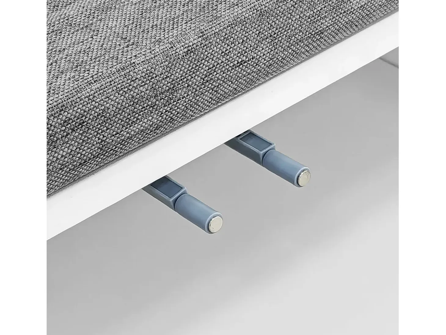 Guardarropa con perchero y banco zapatero - 60,5x35,2x180,5 cm - Tablero de partículas - Blanco