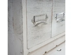 Guardarropa MCW-C49, aspecto shabby, blanco