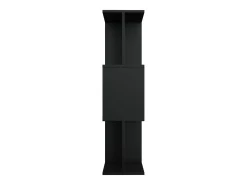 Gyran Estantería/divisor madera contrachapada negro 80x24x96 cm