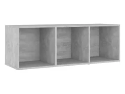 Helene Muebles de salón 2 piezas madera ingeniería gris hormigón