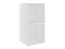 Helene Muebles para TV 2 uds madera de ingeniería blanco 72x35x36,5 cm