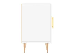 Hermanni Mueble para TV madera de ingeniería blanco 150x30x50 cm