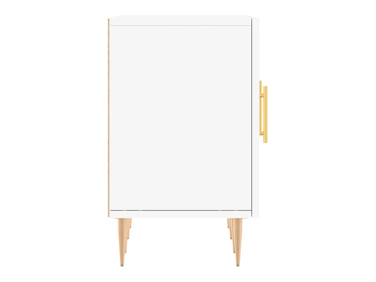 Hermanni Mueble para TV madera de ingeniería blanco 150x30x50 cm