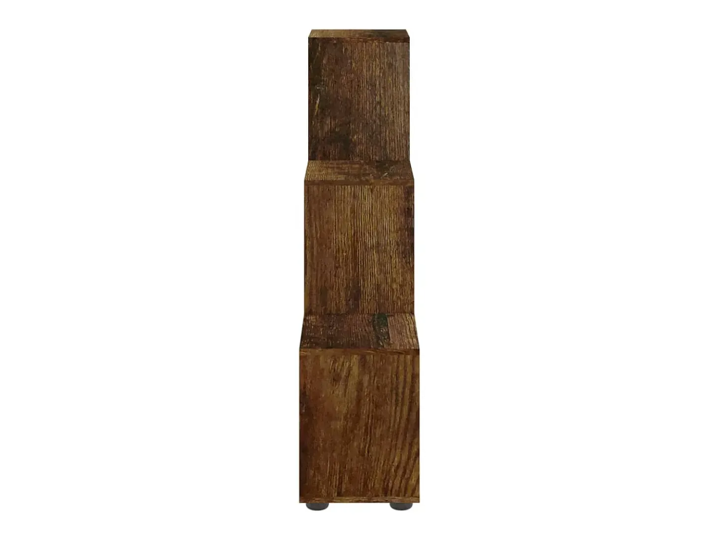 Hilde Estantería forma de escalera madera contrachapada roble ahumado