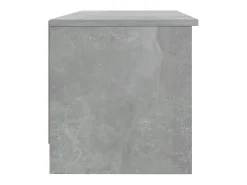 Hilrik Mueble de TV madera contrachapada gris hormigón 102x35,5x36,5cm
