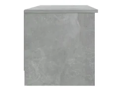 Hilrik Mueble de TV madera contrachapada gris hormigón 102x35,5x36,5cm