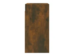 Hoeselt Mueble para TV madera contrachapada roble ahumado 30,5x30x60 cm