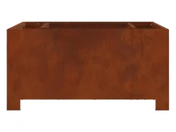 Hoguera Marrón 80 x 80 x 40 cm Acero autopatinable