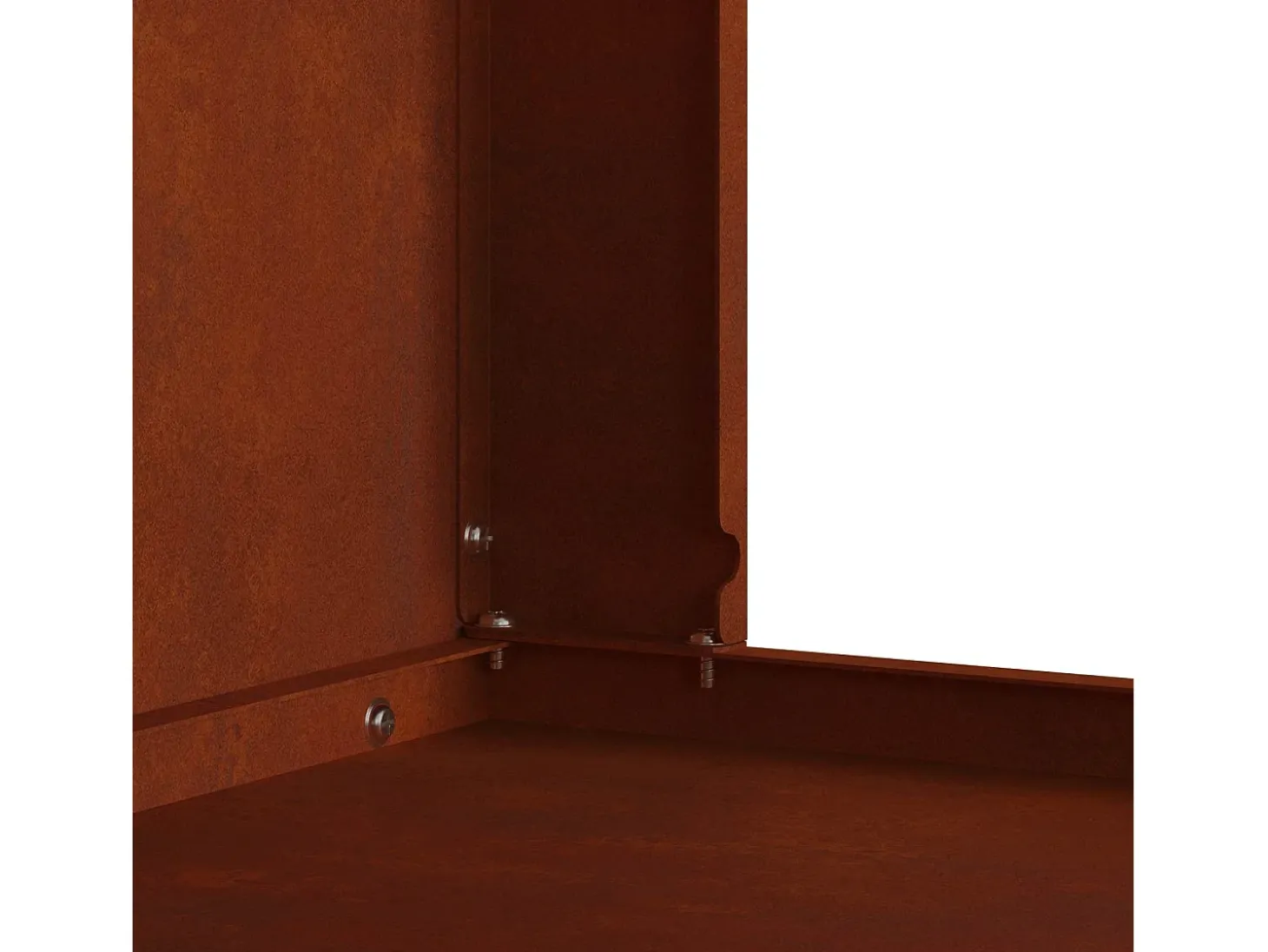 Hoguera Marrón 80 x 50 x 96 cm Acero autopatinable