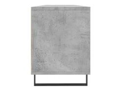 Hørning Mueble de TV madera contrachapada gris hormigón 150x30x44,5 cm