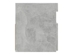 Ilion Mueble de TV con luces LED gris hormigón 120x35x40 cm