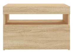 Ilion Mueble de TV con luces LED roble Sonoma 60x35x40 cm