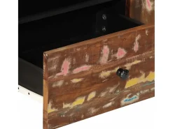 Invar Mueble TV madera reciclada y madera contrachapada 105x33,5x46cm