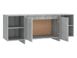 Isolde Mueble de TV madera de ingeniería gris Sonoma 130x35x50 cm
