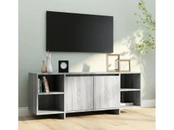 Isolde Mueble de TV madera de ingeniería gris Sonoma 130x35x50 cm