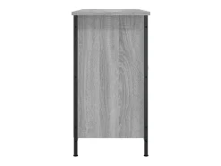 Jacques-Alain Mueble de TV madera de ingeniería gris Sonoma 100x35x65 cm