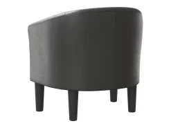 Jalkar Sillón cuero sintético gris