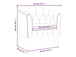 Jalkar Sillón cuero sintético blanco