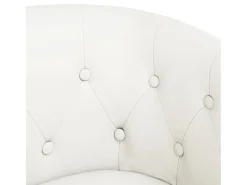 Jalkar Sillón cuero sintético blanco