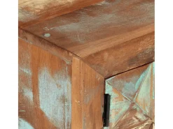 Jean-Paul-Alexis Mueble de TV madera maciza reciclada 112x30x45 cm