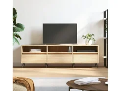 Joël Mueble de TV madera contrachapada roble Sonoma 150x30x44,5 cm