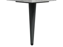 Joël Mueble de TV madera contrachapada gris hormigón 150x30x44,5 cm