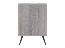 Joël Mueble para TV madera contrachapada gris Sonoma 150x30x44,5 cm