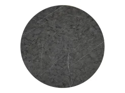 Juego de 2 mesas nido - chapa de mármol - estructura de metal - Gris