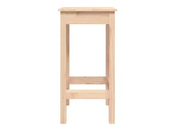 Juego de 2 sillas de bar 40x40x78 cm madera maciza de pino