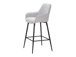 Juego de 2 Taburetes Altos VKH434, Gris, 55x55x109 cm, Kendra Home