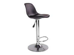 Juego de 2 Taburetes Altos Trondheim, Negro, 41x39x104 cm, Kendra Home