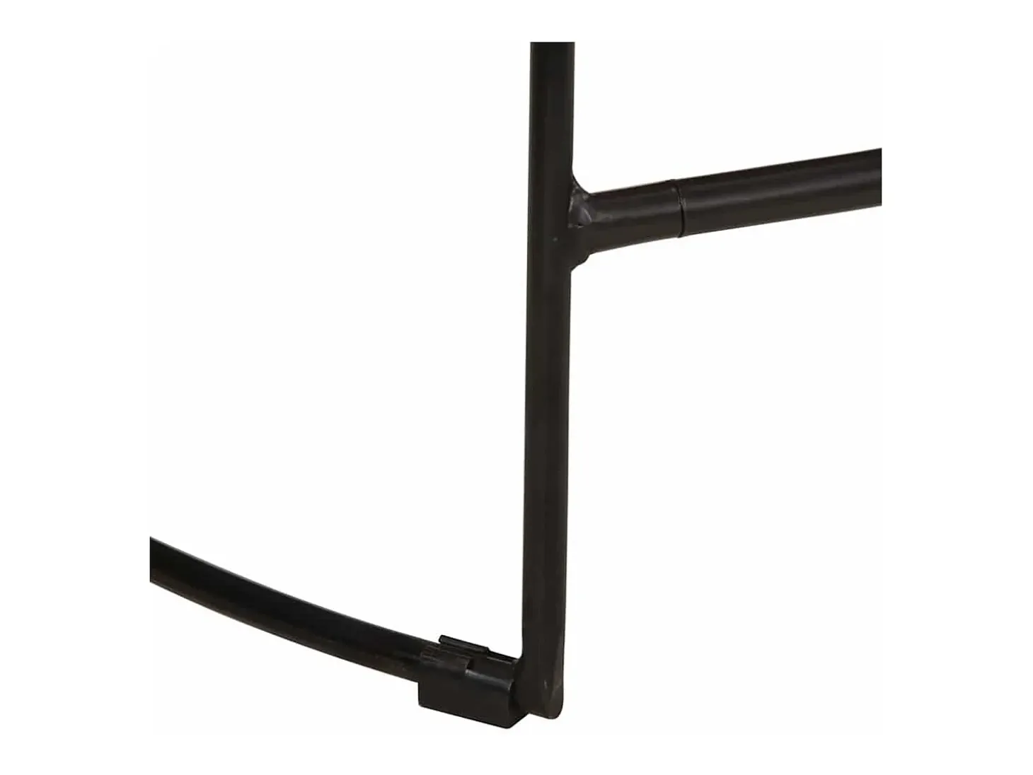 Juego de 2 taburetes de bar 49x43x88 cm madera maciza de mango